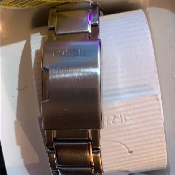 Platinum Fossil watch - Picture 3 of 3